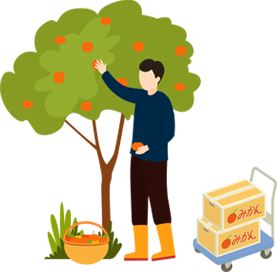 農家のイラスト